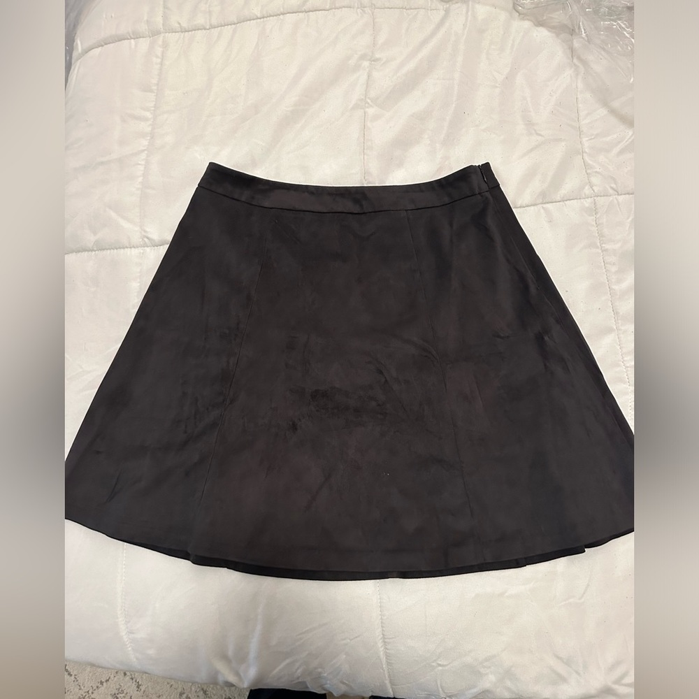 👗Pixley Suede Skater Skirt
